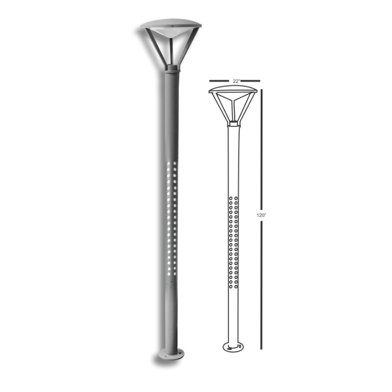 TDI pole Light Dimension